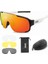 No.3 Tarzı 4 Lens Seti Poc Aspıre Hd Bisiklet Güneş Gözlüğü Mtb Spor UV400 Gözlük Erkek Kadın Dağ Yol Bisikleti Gözlük Bisiklet Binme Gözlüğü (Yurt Dışından) 2