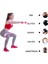 C Tipi Stili 3 Parçalı Set Kumaş Direnç Bantları Ganimet Bantları Spor Salonu Ekipmanları Egzersiz Elastik Lastik Bant Yoga Sporları Fitness Kalça Eğitimi (Yurt Dışından) 5