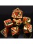 SB23 Stili Kafatası ve Kemikler Trpg Dnd Zar Oyunları Için Büyük Boy Metal Zar Seti D4 D6 D8 D10 D% D12 D20 (Yurt Dışından) 3