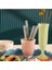Loess Cam Su Bardağı 380 ml Pembe 6