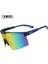 Yeşil Stil Koyu Mavi Doğa Sporları 4 Lens UV400 Erkek Bisiklet Güneş Gözlüğü TR90 Spor Bisiklet Gözlük Mtb Dağ Bisikleti Balıkçılık Yürüyüş Binme Gözlük (Yurt Dışından) 2