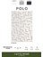 Polo PO003A Beyaz Halı Geometrik Desenli Antialerjik Pamuk Taban Salon Halısı Yatak Odası Koridor 2