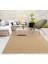 Tiora TI004A Bej Jüt Halı Naturel Sisal Örme Hasır Modern Yıkanabilir Dayanıklı Tozu Yok 1