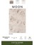 Moon MO104K Krem Halı Geometrik Gri Detaylı Akrilik Pamuk Taban Salon Halısı Yatak Odası Koridor 2