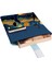 Desenli Yıkanabilir Cepli Kitap Kılıfı 20 x 25 cm Çok Amaçlı Çanta Book Cover 2