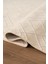 Crown CR005W Krem Halı Modern Detaylı Pamuk Taban Akrilik Tozuaz Salon Yatak Odası Koridor Halısı 5
