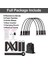 5 Adet Dayanıklı Bant Stili 250LBS Direnç Egzersiz Bantları Kapı Çapa Kolları ile 5 Tüp Set Kas Eğitimi Ev Egzersizleri Için Çanta Ayak Bileği Askıları (Yurt Dışından) 4