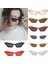 No.14 Tarzı Yaz Moda Kadınlar Vintage Kedi Göz Güneş Gözlüğü Küçük Çerçeve UV400 Güneş Shades Gözlük Sokak Gözlük Bisiklet Açık Güneş Gözlüğü (Yurt Dışından) 2