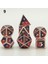 No.10 Tarzı Dragon Scale Metal Zar ve Dnd Zar Seti Dados Rpg Zar Rulo Çokyüzlü Zarlar D4 D6 D8 D10 D20 Oyun Zar Seti (Yurt Dışından) 4