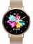 LW43 Gold Kasa 43 mm Gold Çelik Hasır Kordon Akıllı Saat 1
