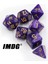Yeşil Stil Imdg ve Yaratıcı Rpg Oyunu Zar Çokyüzlü Akrilik Zar Dnd Inci Desenli Dijital Oyun Zar Çantalı (Yurt Dışından) 4