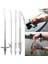 F Tipi Stili M Paslanmaz Çelik Yay Balıkçılık Sapanı Mancınık Dart Broadheads Ok Uçları Avcılık Çekim Ipuçları Balıkçılık Aracı (Yurt Dışından) 2