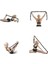 Mavi Stil Spor Salonu Fitness Yoga Pilates Streç Kayış Kemer Beden Eğitimi Direnç Bandı Pilates Spor Eğitimi Egzersiz Elastik Bantlar (Yurt Dışından) 3