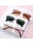 Type2-Altın Fm Stili 2021 Yeni Okyanus Lens Retro Dikdörtgen Güneş Gözlüğü Küçük Metal Çerçeve Klasik Moda Kadın Erkek Avrupa Kişilik Bisiklet Gözlük (Yurt Dışından) 2