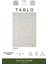 Tablo TL005A Krem Halı Geometrik Desen Antialerjik Pamuk Taban Yıkanabilir Salon Halısı Yatak Odası 2