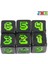 No.5 Tarzı 18MM Dijital D6 Zar Seti ve Poker Kart Oyunu Için Plastded Küpeğitim Kumar, Masa Oyunu (Yurt Dışından) 2