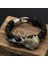Stil 2 Ayı Pençe Uzunluğu 23 cm Odin Karga Iskelet Bilezik Vikings Kartal Kafası Kolye Rune Boncuk Paracord Halat Iskandinav Korsanları Rune Valknut Muska Takı Hediye (Yurt Dışından) 3