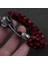 Ayı Pençesi 1 Uzunluk 25 cm Odin Karga Iskelet Bilezik Vikings Kartal Kafası Kolye Rune Boncuk Paracord Halat Iskandinav Korsanları Rune Valknut Muska Takı Hediye (Yurt Dışından) 1