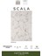 Scala SC011A Beyaz Halı Geometrik Desenli Tozu Az Akrilik Salon Halısı Yatak Odası Mutfak Koridor 2