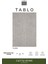 Tablo TL009A Gri Halı Geometrik Desen Antialerjik Pamuk Taban Yıkanabilir Salon Halısı Yatak Odası 2
