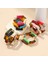 KB77-2 Vintage Altıgen Karışık Renk Charm Bilezik Kadınlar Için Trendy Düzensiz Geometri Reçine Bileklik Bileklik Kadın Basit Hediye Takı (Yurt Dışından) 2