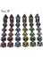 Turuncu Tarzı Sarı Colortop Dnd Lot Zar Seti D4, D6, D8, D10, D10%, D12, D20 Hediye Olarak Masa Oyunu Için Taşınabilir (Yurt Dışından) 3