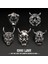 06 2023 Yeni Punk Kafatası Hannya Maske Yüzük Adam Kadın Için Vintage Hip Hop Grunge Gotik Iskelet Açık Takı Aksesuarları Dropshipping (Yurt Dışından) 2
