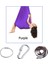 Koyu Mor Tarzı Tam Set Yoga Salıncak Hamak cm Açık Kapalı Salıncak Çok Işlevli Ev Asılı Salıncak Hamak Hava Yoga Hamak (Yurt Dışından) 1