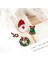 Şeker Yaratıcı Karikatür Noel Broşlar Iğneler Sevimli Noel Baba Ağacı Jingle Bells Çorap Donuts Şeker Emaye Pin Rozetleri Broş (Yurt Dışından) 3