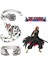 E Yeniden Boyutlandırılabilir 1 Adet Anime Çevre Birimleri Yüzük Kurosaki Ichigo Cosplay Unisex Ayarlanabilir Yeniden Boyutlandırılabilir Çift Maskesi Yüzükler Takı Hediye Oyuncaklar (Yurt Dışından) 2