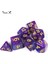 Mor Mavi Tarzı Üst Sınıf Karışık Renkli Yaratıcı Evren Galaxy Zar Seti D4-D20 Royal Glitter Powder Dnd Rpg Için Inanılmaz Etki (Yurt Dışından) 1