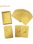 Ejderha Tarzı New 24 Karat Gold Foil Plated Texas Hold'em Plastic Playing Cards Waterproof Frosting Poker Cards Board Games 58 * Qenueson (Yurt Dışından) 2