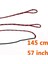145CM Kırmızı Siyah Stil 2 Adet Yedek Yay Dize 16 Strand Bowstrings Okçuluk Olimpik Yay Aksesuarları Için Yüksek Mukavemetli Polietilen Elyaf (Yurt Dışından) 1