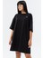 Jordan Essentials Oversize T-Shirt Dress Kadın Oversize Tişört Elbise Siyah 1