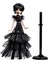 Hxj03 Monster High Wednesday Balo Elbiseli Bebek 2