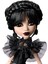 Hxj03 Monster High Wednesday Balo Elbiseli Bebek 4