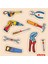 1001-CS Chiva, Tamir Aletleri Ahşap Puzzle 2
