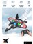 Sünger Gövde 2.4ghz Uzaktan Kumanda LED Işıklı Jet Uçak Drone Başlangıç Seviye (Kırmızı) 1