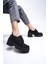 Qerekna Kadın Topuklu Bağcıklı Loafer 00121500 4