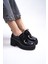Qerekna Kadın Topuklu Bağcıklı Loafer 00121500 1