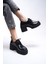 Qerekna Kadın Topuklu Bağcıklı Loafer 00121500 3