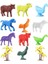 676 Toy Play 12 Parça Renkli Mini Çiftlik Hayvanları Figür Seti 4-6 cm 1