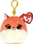 Ty Squishy Beanies Peluş Tilki Anahtarlık Roxie 1