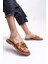 Issolanae Kadın Hakiki Deri Terlik 00120730 4