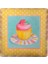 Decotown Duvar Panosu 40*40 Cup Cake Muffin Motifli Duvar Süsü 1