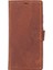 Samsung Galaxy S25 Ultra Uyumlu, Hakiki Deri, El Yapımı, Cüzdanlı Kılıf, Antik Kahve 4