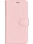 Apple iPhone 16 Plus Uyumlu, Hakiki Deri, El Yapımı, Cüzdanlı Kılıf, Toz Pembe 3