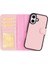 Apple iPhone 16 Plus Uyumlu, Hakiki Deri, El Yapımı, Cüzdanlı Kılıf, Toz Pembe 5