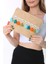 Baghashtag Renkli Pon Pon Püsküllü Jüt Clutch Bez Çanta 3