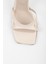 Kadın Violen Ekru Cilt Topuklu Ayakkabı 4